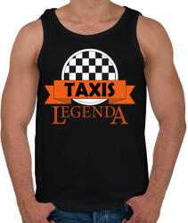 printfashion Taxis legenda - Férfi atléta - Fekete (7553513)