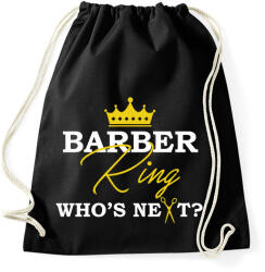 printfashion Barber King - Sportzsák, Tornazsák - Fekete (9121281)