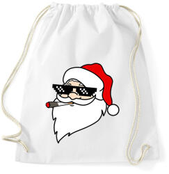 printfashion Cigiző mikulás - Sportzsák, Tornazsák - Fehér (1978864)