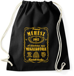 printfashion Prémium méhész - Évszámmal - Sportzsák, Tornazsák - Fekete (13170561)