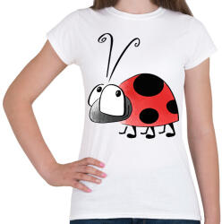 printfashion katicabogár - Női póló - Fehér (13750596)
