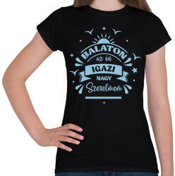 printfashion Igazi nagy szerelem - Női póló - Fekete (7346231)