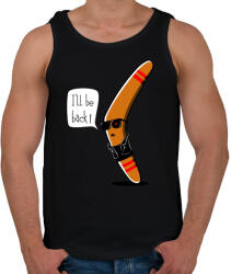 printfashion Visszatérek! - Férfi atléta - Fekete (1144517)