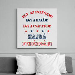 printfashion Fehérvár - Vászonkép - Fehér (6632775)