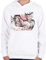 printfashion Garou | Revenge GYM - Gyerek kapucnis pulóver - Fehér (13885805)