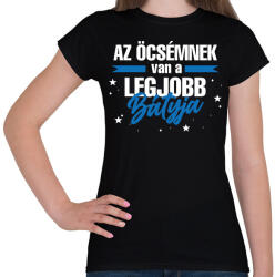 printfashion Legjobb báty - Női póló - Fekete (14067259)