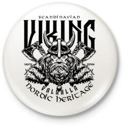printfashion viking - Kitűző, hűtőmágnes - Fehér (13742907)