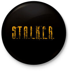 printfashion STALKER - Kitűző, hűtőmágnes - Fekete (3093861)