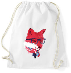 printfashion American fox - Sportzsák, Tornazsák - Fehér (214563)