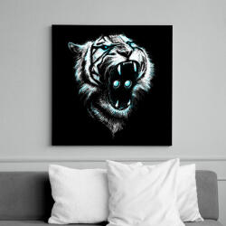 printfashion Befolyás ereje - Vászonkép - Fekete (6642149)