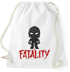 printfashion MK Noob Saibot - Sportzsák, Tornazsák - Fehér (1835939)