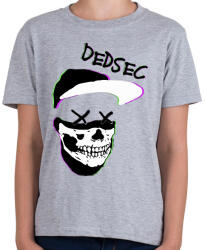 printfashion Watch Dogs: DEDSEC - Gyerek póló - Sport szürke (1910574)