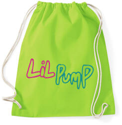 printfashion Lil Pump színes - Sportzsák, Tornazsák - Limezöld (5683741)