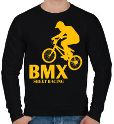 printfashion Bmx - Férfi pulóver - Fekete (4234216)