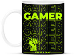 printfashion gamer - Bögre - Fekete (13707300)