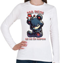 printfashion Ma Nem - Női hosszú ujjú póló - Fehér (15658983)