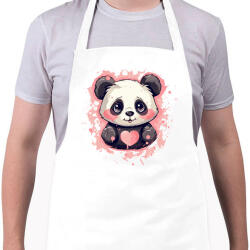 printfashion Panda - Kötény - Fehér (16802172)