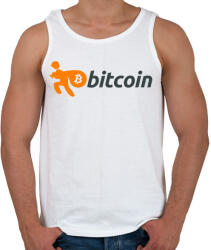 printfashion Bitcoin - Férfi atléta - Fehér (1310074)