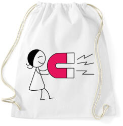 printfashion Mágneses vonzás - Női - Sportzsák, Tornazsák - Fehér (6993699)