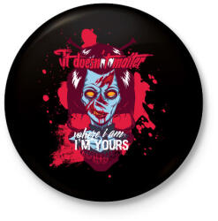 printfashion Örökre! - Kitűző, hűtőmágnes - Fekete (3092885)