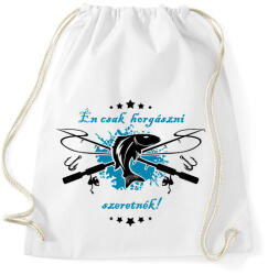 printfashion Csak a peca - Sportzsák, Tornazsák - Fehér (2454713)