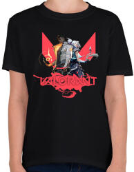 printfashion Valorant - Gyerek póló - Fekete (2592570)
