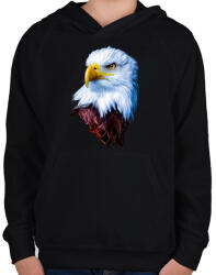 printfashion sas - Gyerek kapucnis pulóver - Fekete (4994501)