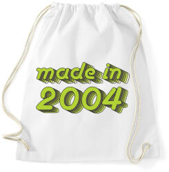 printfashion made-in-2004-green-grey - Sportzsák, Tornazsák - Fehér (489273)