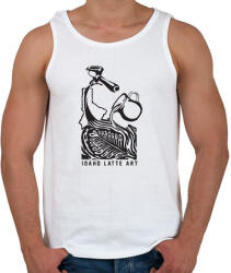 printfashion Latte art - Férfi atléta - Fehér (1800599)