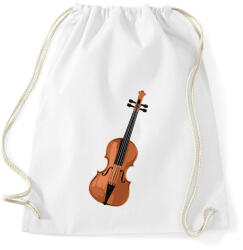 printfashion Hegedű - Sportzsák, Tornazsák - Fehér (11671636)