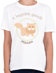 printfashion A legjobb gazdi - Persian - Gyerek póló - Fehér (6305784)