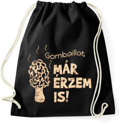 printfashion Gombász ajándék - Sportzsák, Tornazsák - Fekete (11614028)