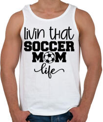 printfashion Livin that soccer mom life - Férfi atléta - Fehér (4961503)