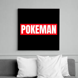 printfashion POKEMAN - Vászonkép - Fekete (10997880)