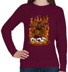 printfashion Harag - Női pulóver - Bordó (394817)