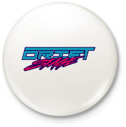 printfashion Drift Stage - Kitűző, hűtőmágnes - Fehér (3084078)