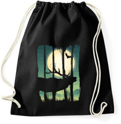 printfashion Szarvasbőgés - Sportzsák, Tornazsák - Fekete (5346953)