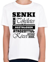 printfashion tökéletes asztalos - Gyerek póló - Fehér (1637080)