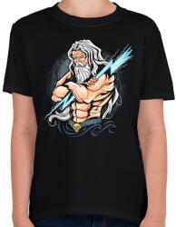 printfashion Zeusz nyila - Gyerek póló - Fekete (2875413)