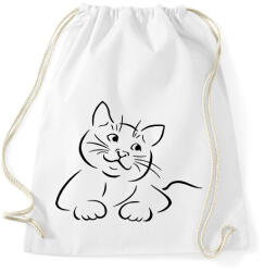 printfashion Cica - Sportzsák, Tornazsák - Fehér (15101796)