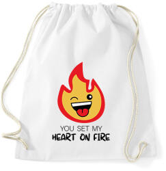 printfashion Fire-Marshamllow - Férfi - Sportzsák, Tornazsák - Fehér (7000223)