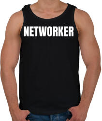 printfashion NETWORKER - Férfi atléta - Fekete (11418253)