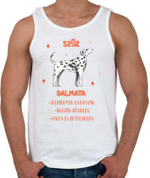 printfashion Szűz - Dalmata - Férfi atléta - Fehér (13345929)