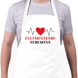 printfashion Életmentésre teremtve - Kötény - Fehér (7225597)