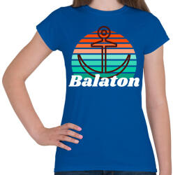 printfashion Balaton - Női póló - Királykék (9975193)