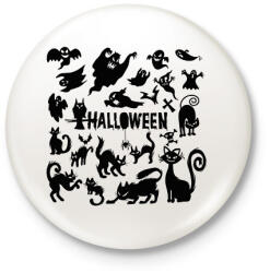 printfashion Halloween - Kitűző, hűtőmágnes - Fehér (16658906)