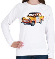 printfashion LEGO Trabant - Retro autó - Női pulóver - Fehér (15533409)