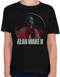 printfashion Alan Wake ll. - Gyerek póló - Fekete (15794411)