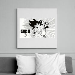 printfashion Goku - Vászonkép - Fehér (6636731)