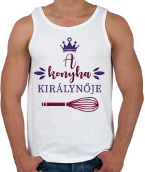 printfashion A konyha királynője - Férfi atléta - Fehér (16350820)